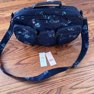*LOWEST PRICE* Lug Railcar Crossbody - Bouquet Navy